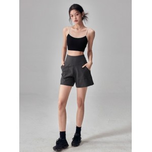 运动短裤女新款夏季宽松三分裤健身专业跑步训练直筒休闲裤